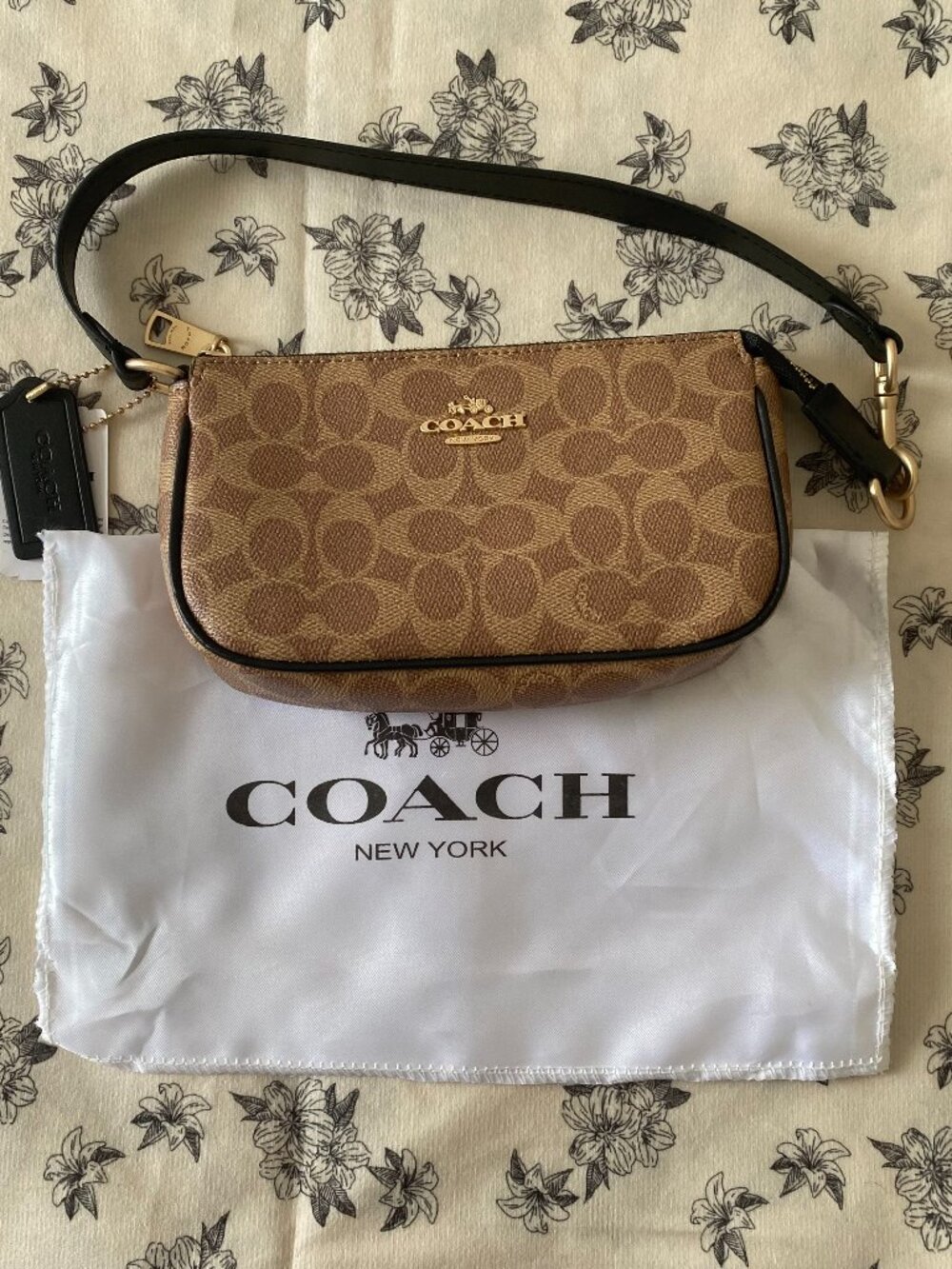 Coach Nolita 19 Mahjong Bag Brown
